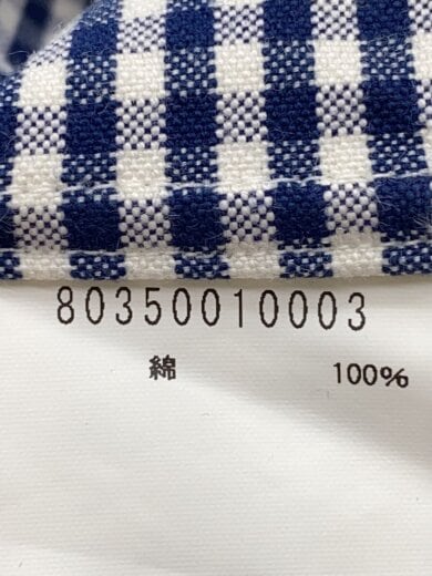 商品画像：長袖シャツ/46/コットン/NVY/ギンガムCK/80350010003// 4