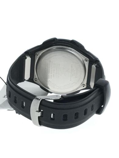 画像：CASIOクォーツ腕時計/アナログ/ラバー/ブラック/WVQ-400/wave ceptor4