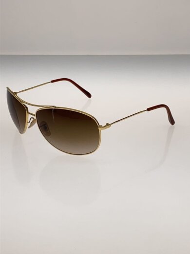 画像：Ray-Banサングラス/ティアドロップ/メタル/GLD/BRW/メンズ/RB3454E2