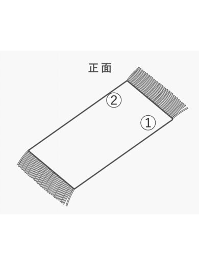 商品画像：マフラー/ウール/GRY/ストライプ/レディース// 7