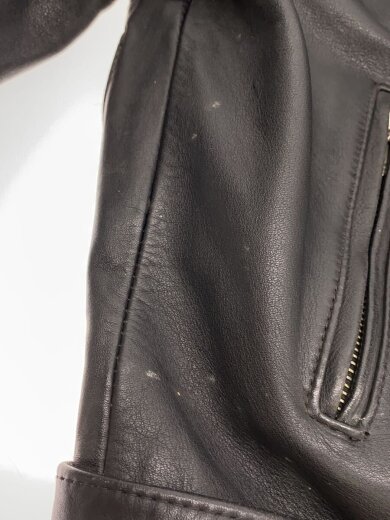 商品画像：ダブルライダースジャケット/42/レザー/BLK 8