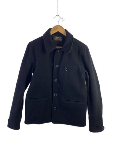 商品画像：コート/L/ウール/BLK/無地 1