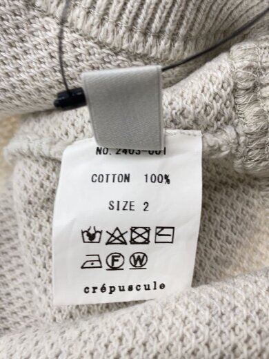 商品画像：ニット・セーター(厚手)/2/コットン/GRY/2403-001 4