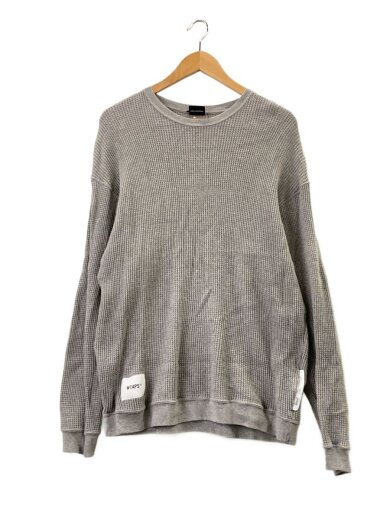 商品画像：長袖Tシャツ/3/コットン/GRY/242ATDT-CSM21 1