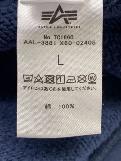 商品画像：スウェット/L/コットン/NVY/プリント/TC1660// 4