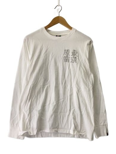 商品画像：長袖Tシャツ/M/コットン/WHT/プリント/001LTL721004F// 1