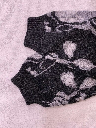 画像：その他ブランド80s/ドイツ/LUOMO/セーター(厚手)/50/ポリエステル/GRY/総柄6