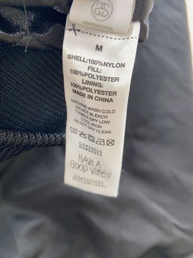 商品画像：23SS/LA Chapter Satin Varsity Jacket/M/ナイロン/BLK/115691 4