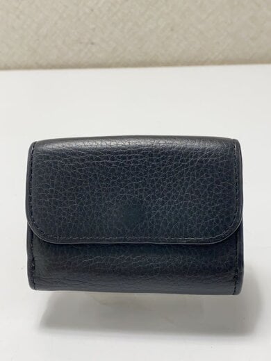 商品画像：SMALL ALPHABET TRI FOLD/3つ折り財布/レザー/BLK/レディース 2