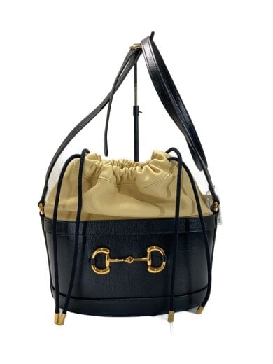 商品画像：バケットバッグ_ホースビット1955/レザー/BLK 1