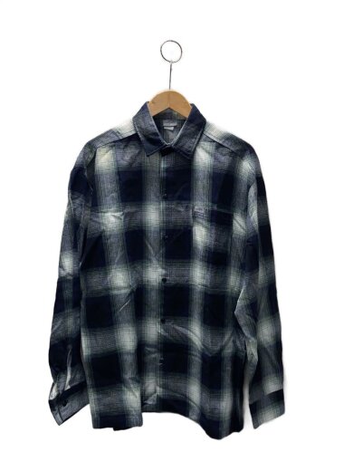 商品画像：ネルシャツ/長袖シャツ/--/コットン/BLK/オンブレCK 1