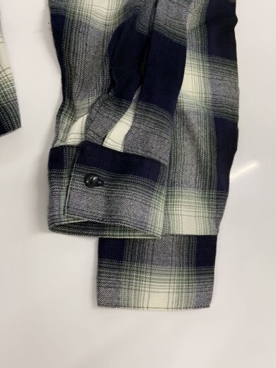 商品画像：ネルシャツ/長袖シャツ/--/コットン/BLK/オンブレCK 4