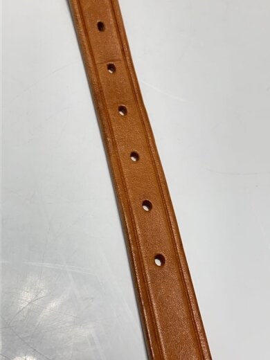 商品画像：1 Creased Belt/ウエスタンベルト/USA製/34/レザー/BRW/無地/メンズ/2917 4