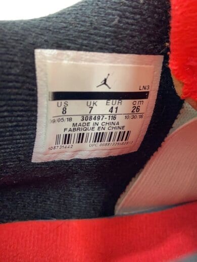 商品画像：AIR JORDAN 4 RETRO/エアジョーダンレトロ/ホワイト/308497-116/26cm/WHT 5