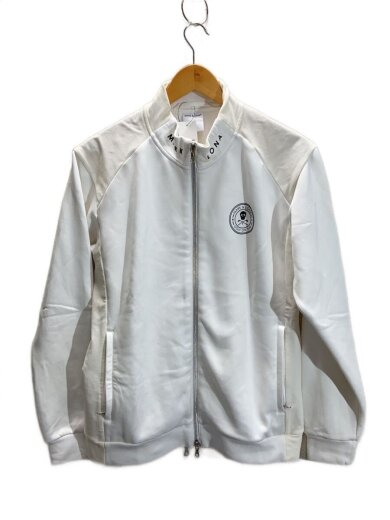 商品画像：ダンボールニットゴルフジャケット/50/ポリエステル/WHT/MLM-3C-AD27 1