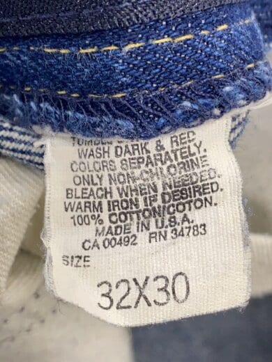 商品画像：70s-80s/USA製/デニムパンツ/ボトム/32/コットン/IDG/200-0141// 5