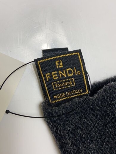 商品画像：マフラー/ウール/カシミヤ混/BLK/メンズ 2