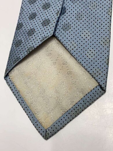 商品画像：ネクタイ/シルク/BLU/ドット/メンズ 4