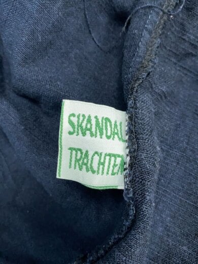 商品画像：ALPENLANDER/チロリアンシャツ/プルオーバー/レースアップ/L/リネン/NVY 4