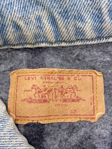 商品画像：80s/USA製/ボタン裏527/裏地ブランケット/Gジャン/38/デニム/IDG/70506-0316 3