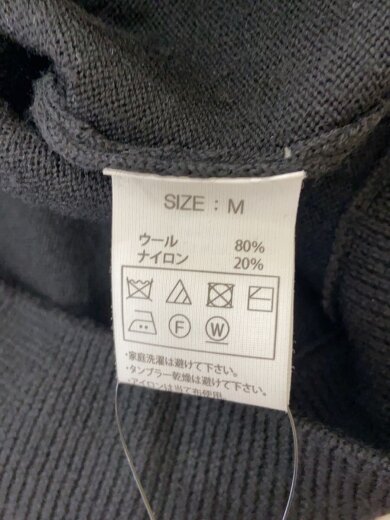 商品画像：25AW/Intarsia Crew Sweater/ニット・セーター(薄手)/M/ウール/BLK 4