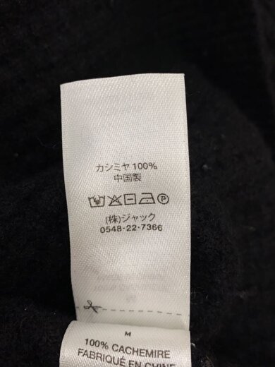 商品画像：25AW/WAFFLE KNIT CASHMERE CREW/ニット・セーター/M/カシミア/BLK/117257 4