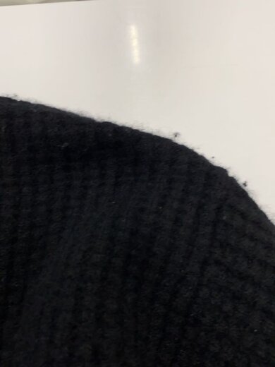 商品画像：25AW/WAFFLE KNIT CASHMERE CREW/ニット・セーター/M/カシミア/BLK/117257 5