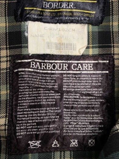 商品画像：80s-90s/オイルドジャケット/イングランド製/コットン/KHK// 4