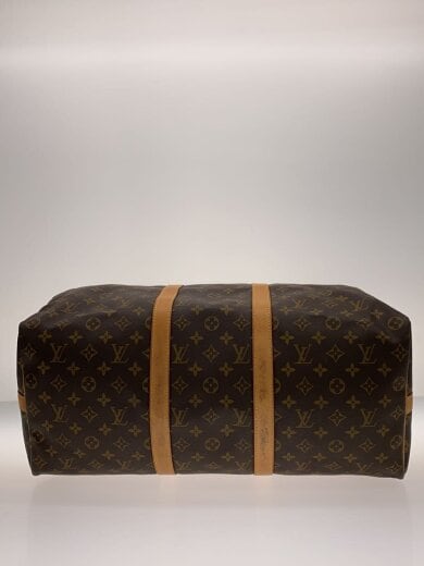 商品画像：キーポル・バンドリエール50_モノグラム・キャンバス/PVC/BRW/総柄 4