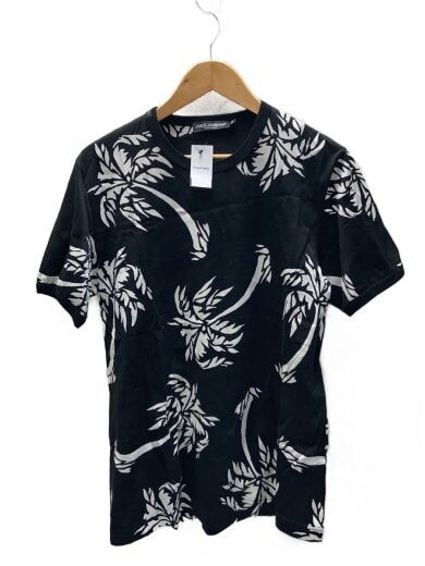 商品画像：パームツリー柄Tシャツ/54/コットン/BLK/G8GX8T// 1