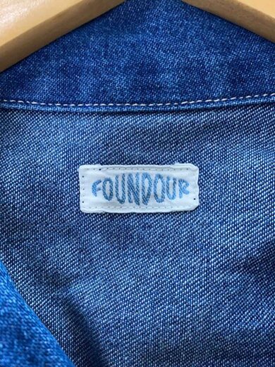 商品画像：FOUNDOUR/25SS/DENIM TRACKER JACKET/44/コットン/IDG/015FD25107 3