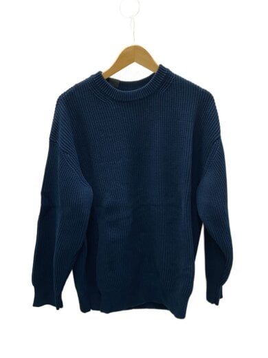 商品画像：CREWNECK KNIT/ニット・セーター(薄手)/36/コットン/NVY/2242-KT04-030// 1