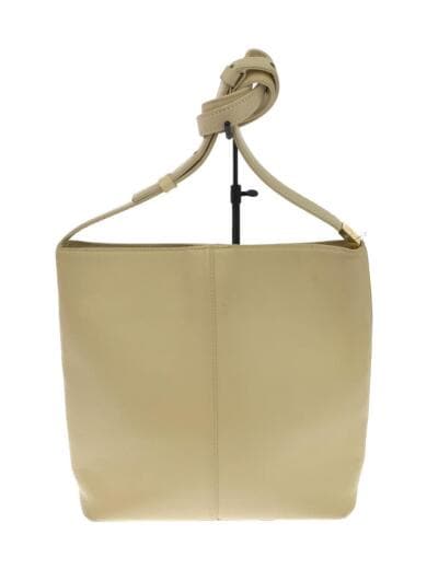 ショルダーバッグ/レザー/斜め掛け/アイボリー/チェック