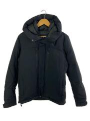 ダウンジャケット/M/ナイロン/ブラック/無地/10296635/フーディ