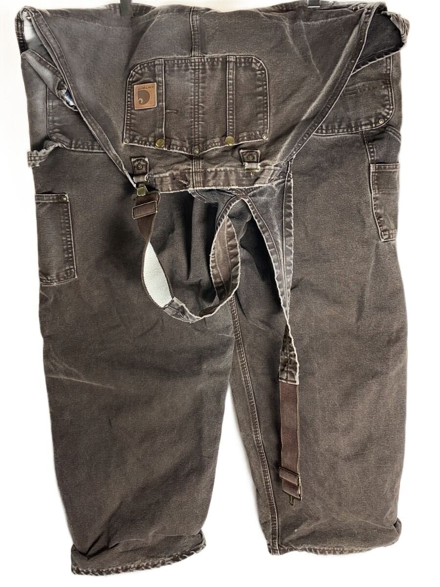 Carhartt / オーバーオール/50/コットン/BRW/R06-DKB/00s～/メキシコ製/ダブルニー