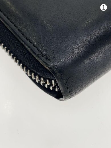 商品画像：長財布/レザー/BLK/無地/メンズ 7