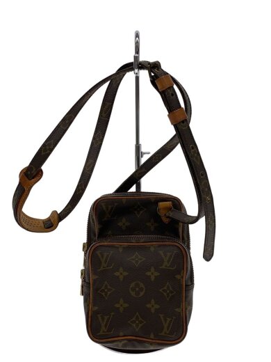 商品画像：ミニ・アマゾン_モノグラム・キャンバス/PVC/BRW 1