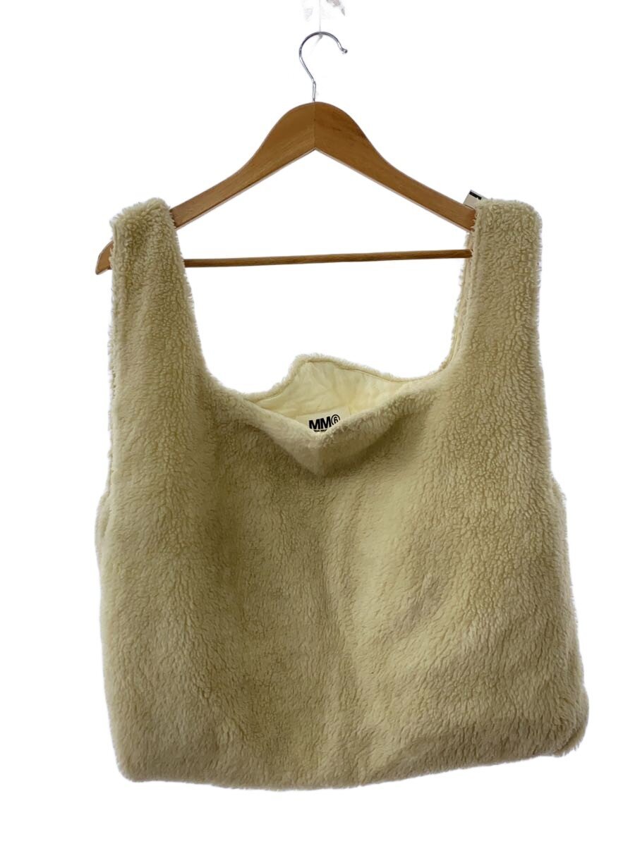 MM6 / トートバッグ/ポリエステル/WHT/無地/S41WC0003