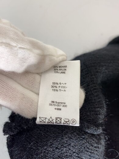 商品画像：スモールボックスロゴニットキャップ/--/モヘア/BLK/メンズ 5