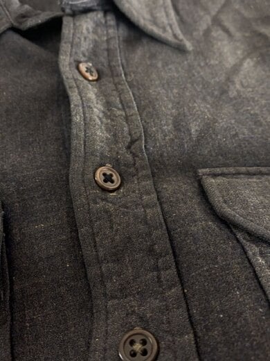 商品画像：40s～50s長袖シャツ/--/ウール/BLK 4