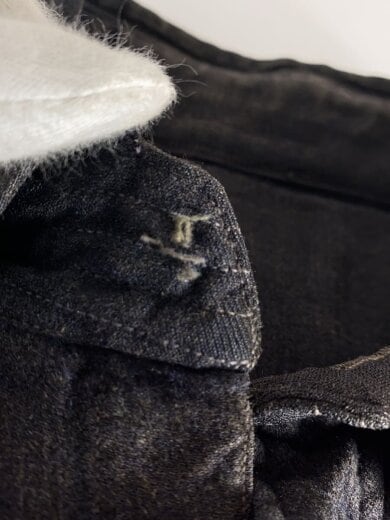 商品画像：40s～50s長袖シャツ/--/ウール/BLK 6