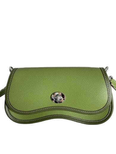 商品画像：ショルダーバッグ/レザー/PNK/無地/CK113 1