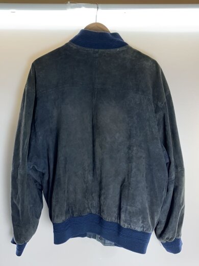 商品画像：レザージャケット・ブルゾン/50/レザー/NVY 2