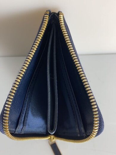 商品画像：財布/レザー/NVY/レディース 4