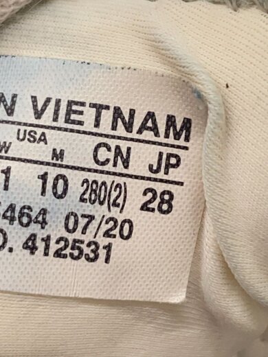 商品画像：ローカットスニーカー/28cm/WHT/412531 5