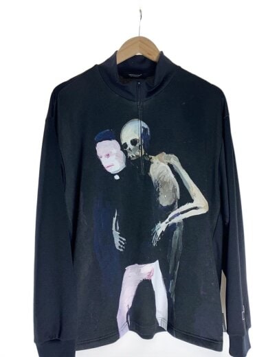 商品画像：長袖Tシャツ/3/ポリエステル/BLK/UC1D4806-2 1