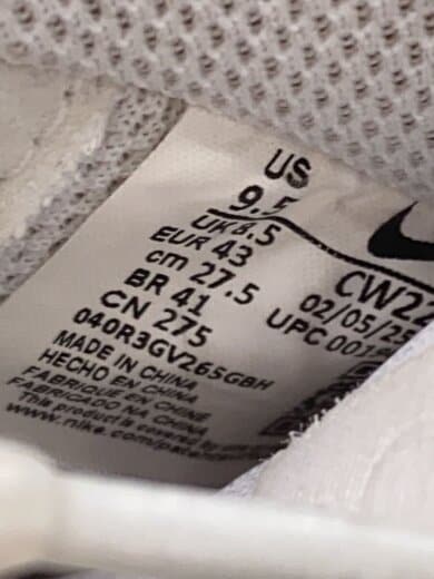 商品画像：ローカットスニーカー/27.5cm/WHT 5