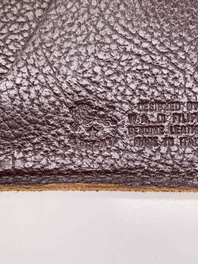 商品画像：2つ折り財布/レザー/BRW/無地/メンズ// 3