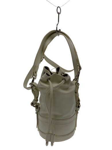 商品画像：ショルダーバッグ/レザー/WHT/無地// 1