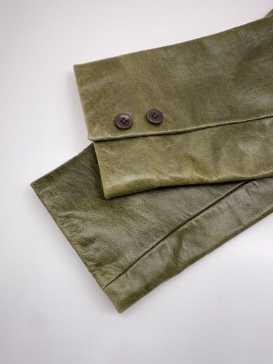 商品画像：レザージャケット・ブルゾン/XS/牛革/GRN// 5